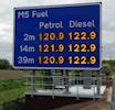 FLI help to install fuel price signs on M5 image